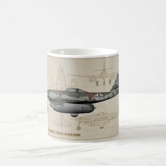 Messerschmitt Me-262 Swallow Koffiemok (Center)