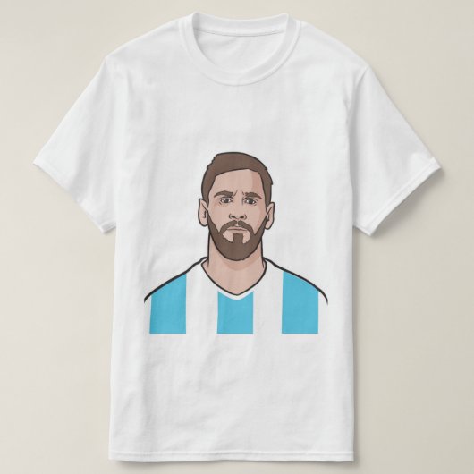 Messi en Argentijnse fans T-shirt (Design voorkant)