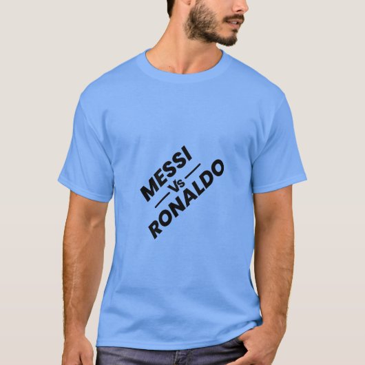 Messi vs Ronaldo T-shirt (Voorkant)