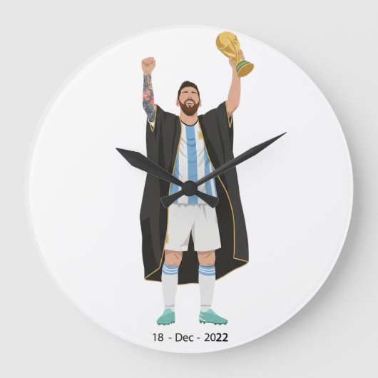 Messi Wereldkampioen Grote Klok (Voorkant)