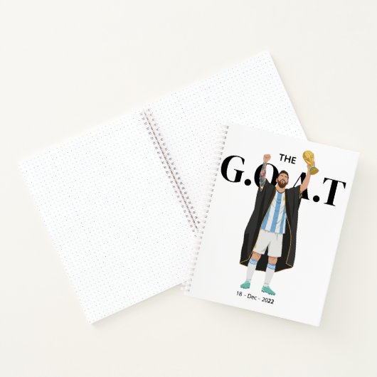 Messi Wereldkampioen Notitieboek (Binnen)