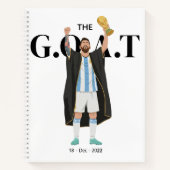 Messi Wereldkampioen Notitieboek (Voorkant)