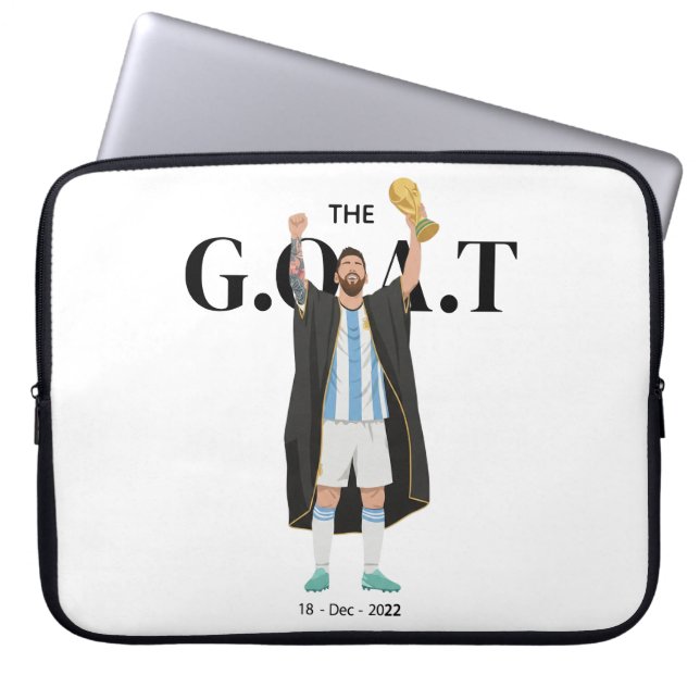 Messi World Cup Champion  Laptop Sleeve (Voorkant)