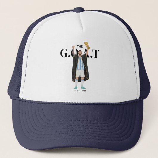 Messi World Cup Champion  Trucker Pet (Voorkant)