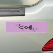 Messiaans symbool bumpersticker (Op auto)