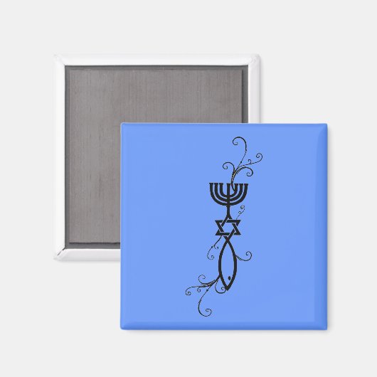 Messiaans symbool magneet (Voorkant / Achterkant)