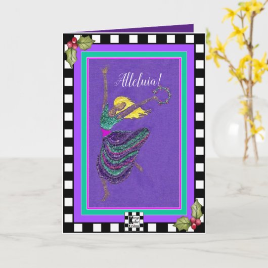 Messiaanse danser kaart (Gele Bloem)