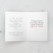 Messiaanse kerstkaart Mattheüs 1:21 Feestdagen Kaart (Binnen)