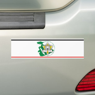 Messiaanse tijdperk "Eretz Yisrael Hashlemah" Vlag Bumpersticker