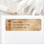 Messiaanse zegel verouderd retour adres labels (Insitu)