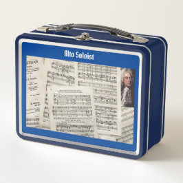 Messiah Alto Solist Metal Lunchbox van Händel