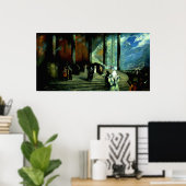 Messiah - Poster (olieverfschilderij van Ghenadie  (Thuiskantoor)