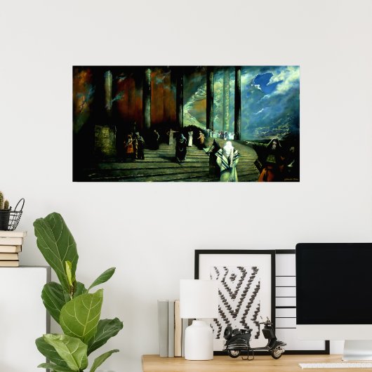 Messiah - Poster (olieverfschilderij van Ghenadie  (Thuiskantoor)