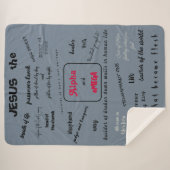 Messiah serie Sherpa Blanket Sherpa Deken (Voorkant (horizontaal))