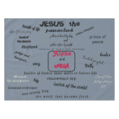 Messiah Serie Tafelkleed (Voorkant (Horizontaal))