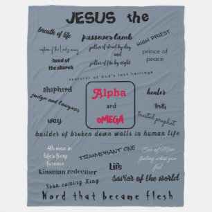 Messiah Series Fleece Deken
