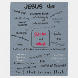 Messiah Series Fleece Deken