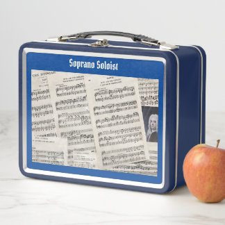 Messiah Soprano Solist Metal Lunchbox van Händel