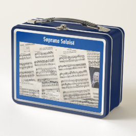 Messiah Soprano Solist Metal Lunchbox van Händel