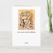 messiah wenskaart kaart (Achterkant)