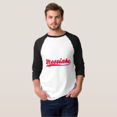 Messiahs Faux Baseball Jersey T-Shirt (Voorkant volledig)