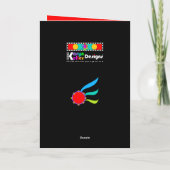 Messianic Dancer Wenskaart Kaart (Achterkant)