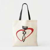 Messianic Heart Tote Bag (Voorkant)