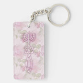 Messianic Seal Floral Sleutelhanger (achterkant)