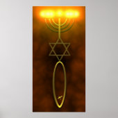Messianic Seal Wall-Hanging Poster (Voorkant)