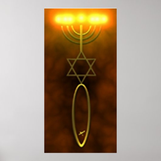 Messianic Seal Wall-Hanging Poster (Voorkant)