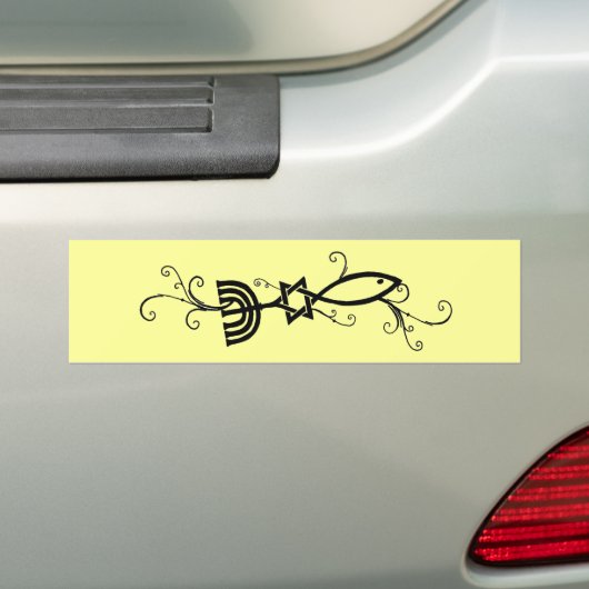Messianische sticker (Op auto)