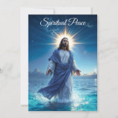 Messias Jezus Christus genade en sereniteit kunst Kaart (Voorkant)