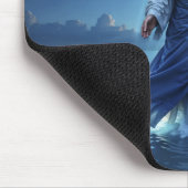 Messias Jezus Christus genade en sereniteit kunst Muismat (Hoek)