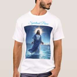 Messias Jezus Christus genade en sereniteit kunst T-shirt