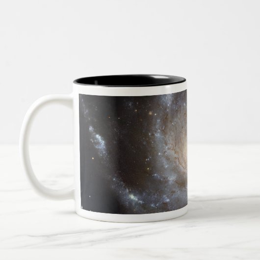 Messier 101, de Pinwheels Galaxy Tweekleurige Koffiemok (Links)