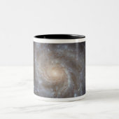 Messier 101, de Pinwheels Galaxy Tweekleurige Koffiemok (Center)