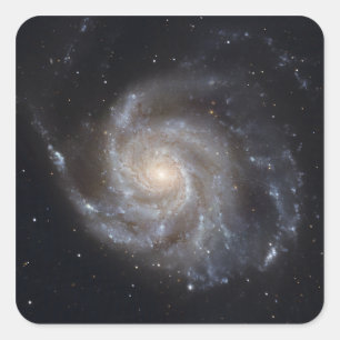 Messier 101, de Pinwheels Galaxy Vierkante Sticker