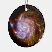 Messier 101 Spiral Galaxy - Hubble Telescope Foto Keramisch Ornament (Links)