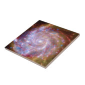 Messier 101 Spiral Galaxy - Hubble Telescope Foto Tegeltje (Zijkant)