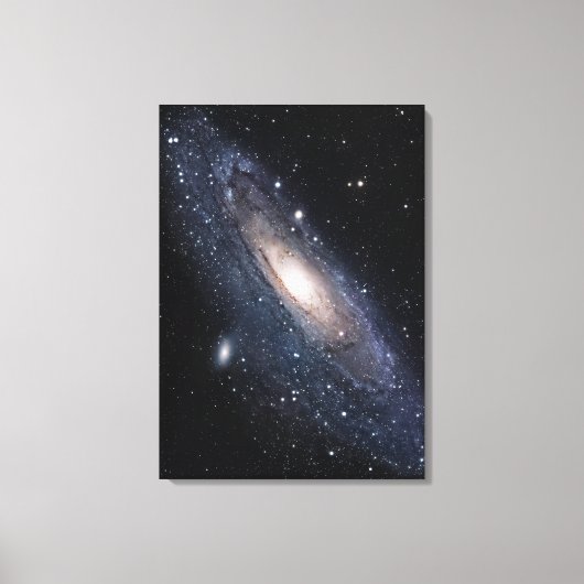 Messier 31, de Grote Melkweg in Andromeda Canvas Afdruk (Voorkant)