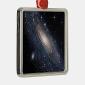 Messier 31, de Grote Melkweg in Andromeda Metalen Ornament (Rechts)