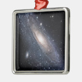 Messier 31, de Grote Melkweg in Andromeda Metalen Ornament (Links)