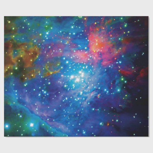 Messier 42 Orion Nebula Infrarood ESO Ruimtefoto Cadeaupapier (Vlak)