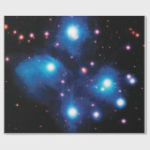 Messier 45 Pleiades Star Cluster NASA Space Photo Cadeaupapier (Vlak)