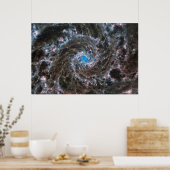 Messier 74 (M74) Galaxy | NGC 628 | MIRI | JWST Poster (Keuken)
