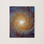 Messier 74 Spiral Galaxy Buitenspatie Foto Legpuzzel (Verticaal)