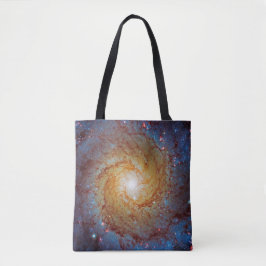 Messier 74 Spiral Galaxy Buitenspatie Foto Tote Bag