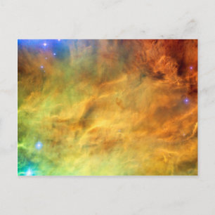Messier 8 Lagunenevel - NASA Hubble-ruimtetafereel Briefkaart