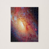 Messier M106 Spiral Galaxy Buitenspatie Foto Legpuzzel (Verticaal)