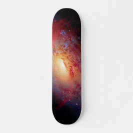 Messier M106 Spiral Galaxy Buitenspatie Foto Persoonlijk Skateboard